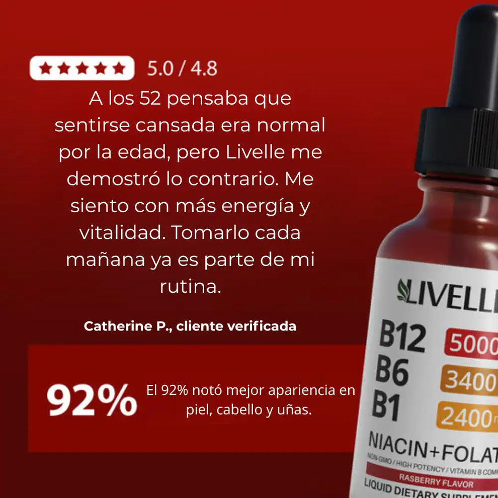 VITAMINA B12, B6 Y B1 NUSAVA® VEGAN