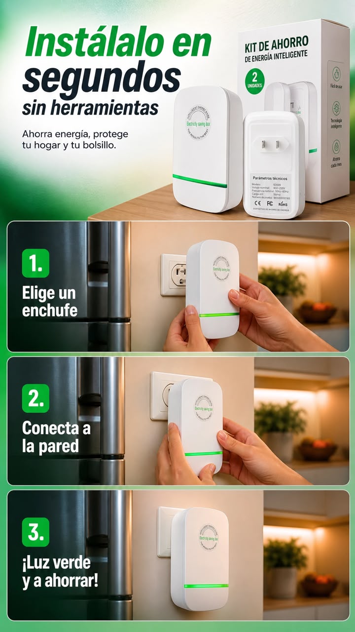 AHORRADOR DE ENERGIA ECOLÓGICO