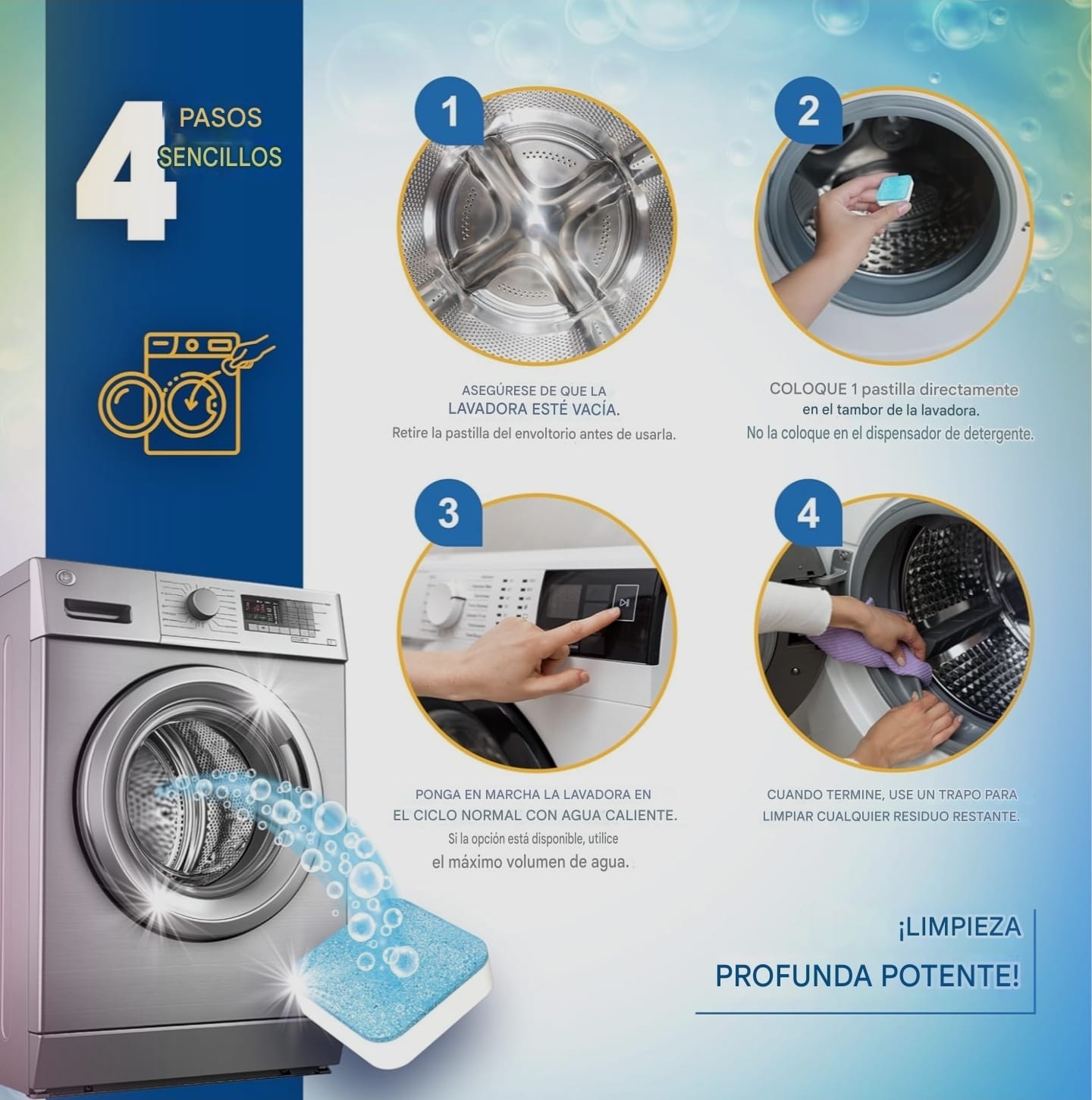 Tabletas para lavadora