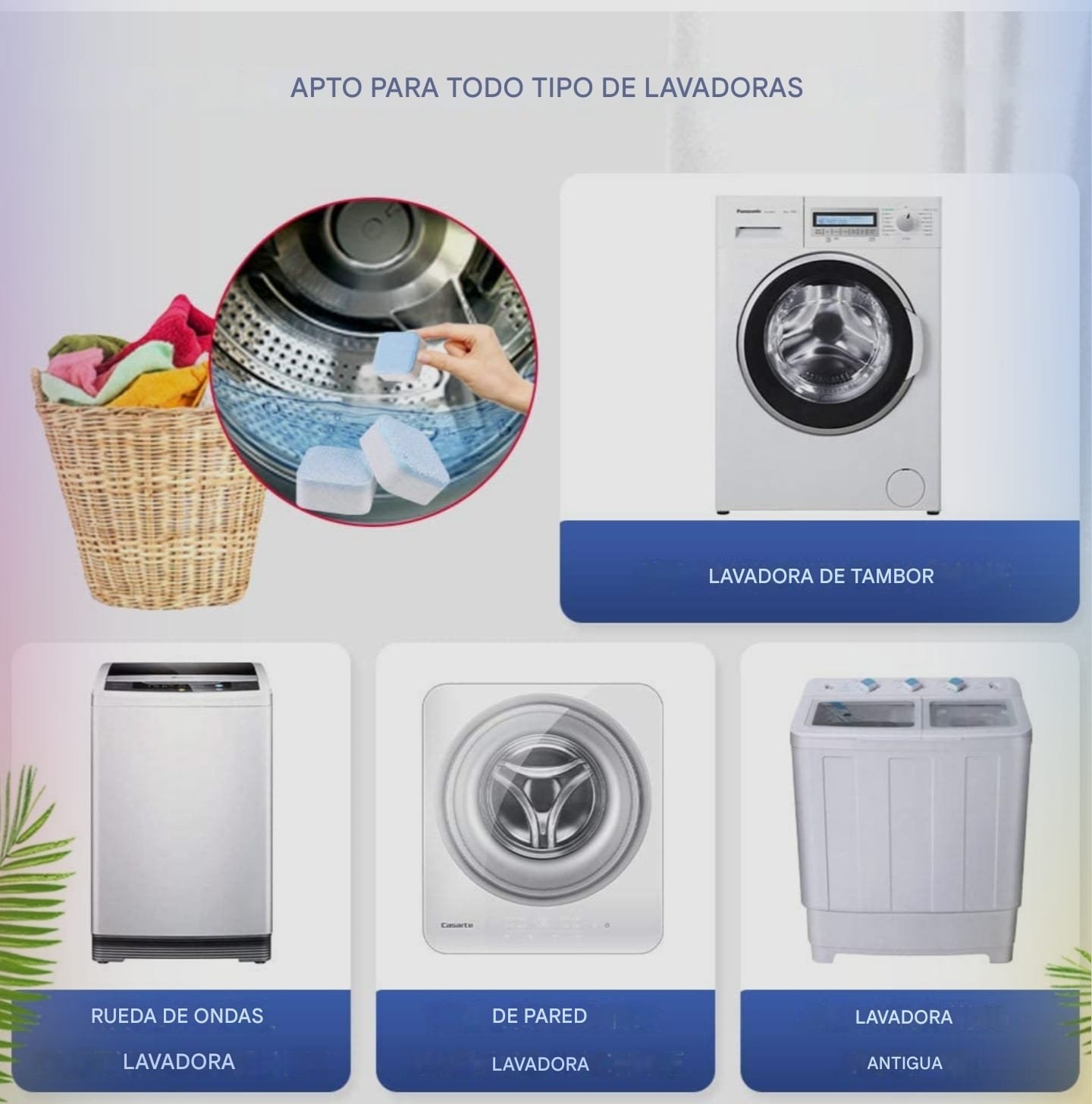 Tabletas para lavadora