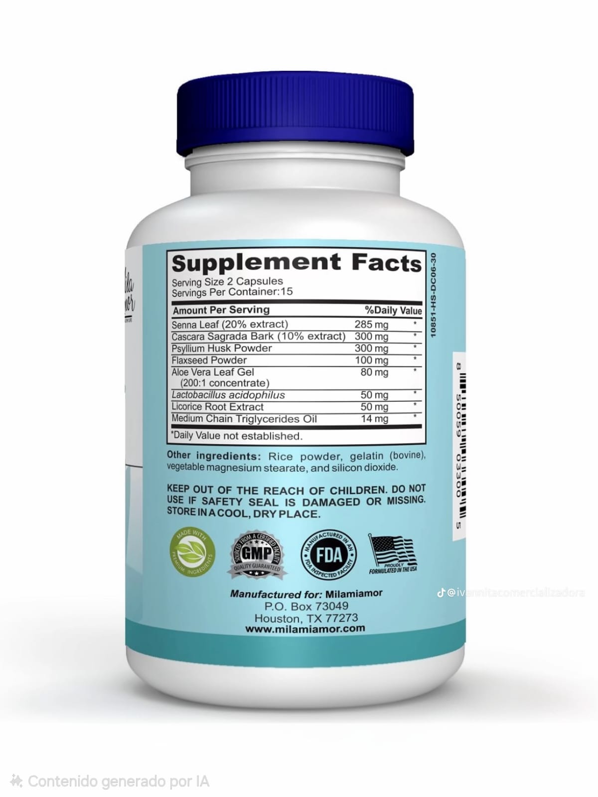 15 DAYS CLEANSE LIMPIEZA INTESTINAL, SOPORTE INTESTINAL Y COLON