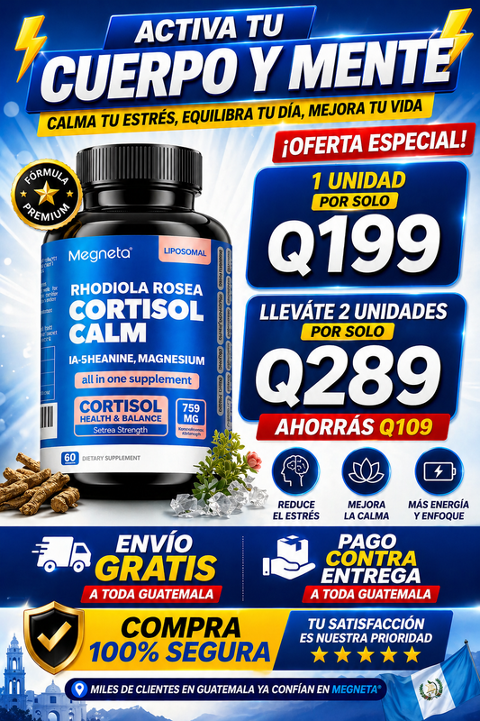 CORTISOL CALM - CONTROL DEL ESTRÉS