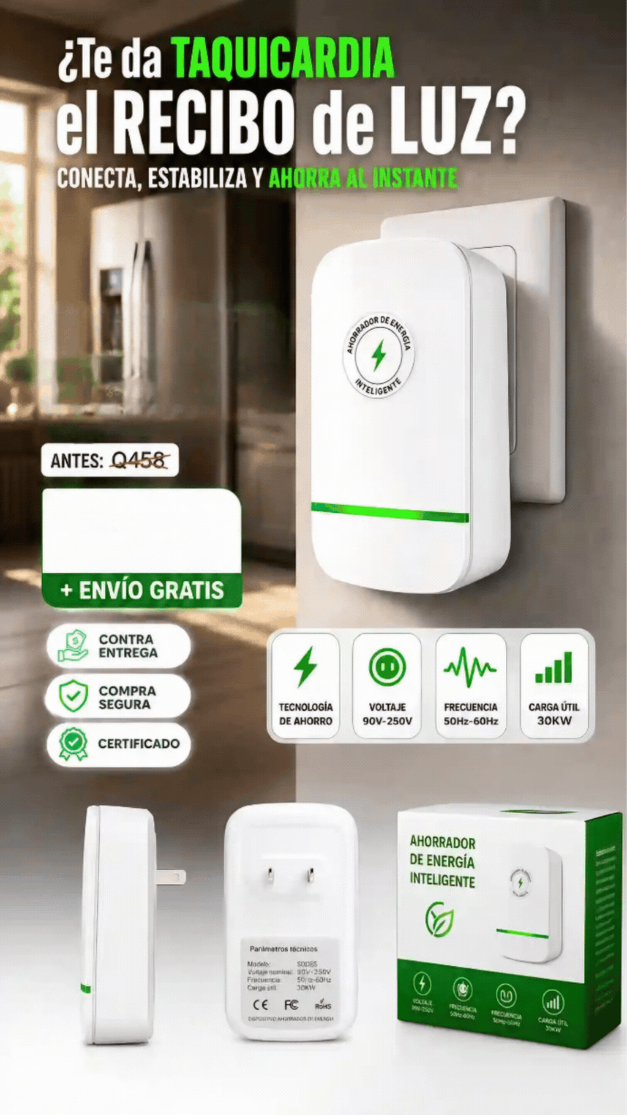AHORRADOR DE ENERGIA ECOLÓGICO