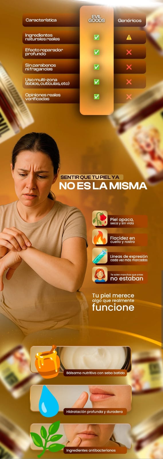 EVIL GOODS CEBO DE RES WHIPPED TALLOW HONEY BALM